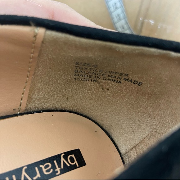 Women's Faryl by Farylrobin Bella Stack Block Heel Pumps Black Size 9 - Picture 11 of 11